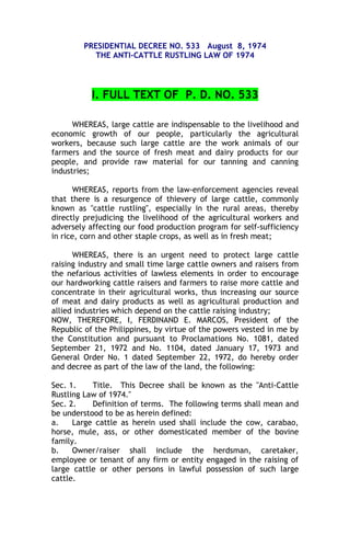 Anti cattle rustling_law | DOC