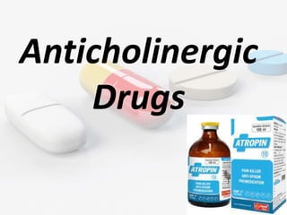 Anticholinergic
Drugs
 