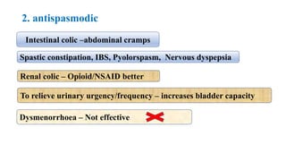 Anticholinergic part 1, Dr. Kiran Piparva, AIIMS,Rajkot | PPTX