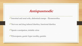 Anticholinergic Drugs | PPTX