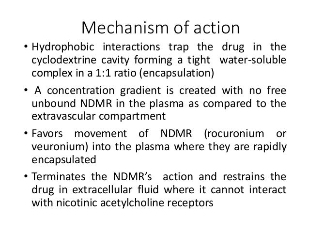 sugammadex reversal of profound vecuronium block Sugammadex, a cyclodextrin, is a reliable alternative to neostigmine plus glycopyrrolate that provides reversal of any depth neuromuscular blockade from rocuronium and vecuronium with minimal adverse effects. sugammadex reversal of profound vecuronium block Sugammadex, a cyclodextrin, is a reliable alternative to neostigmine plus glycopyrrolate that provides reversal of any depth neuromuscular blockade from rocuronium and vecuronium with minimal adverse effects.