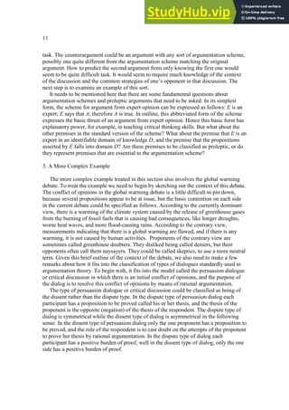 Anticipated Objection Example Anticipating Objections In Argumentation | PDF