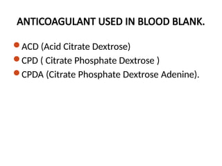 ANTICOAGULANT..pptx for both synthetic and natural | PPTX