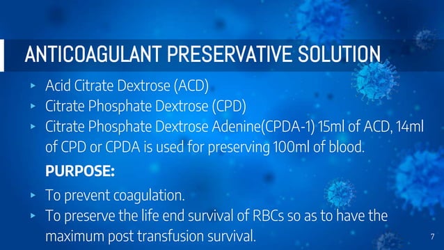 ANTICOAGULANT AND ITS APPLICATION IN BLOOD BANK .pptx