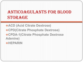 Anti coagulants | PPTX