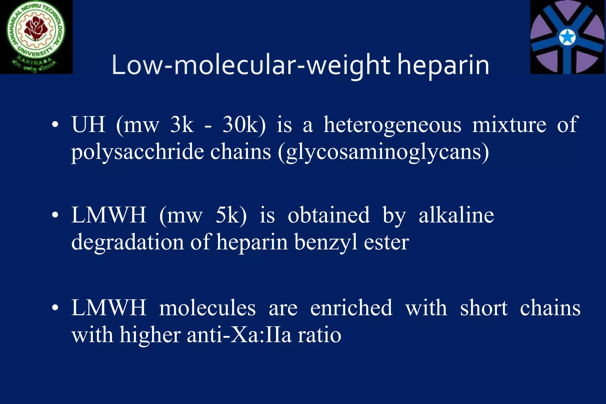 Pharmacology of Anticoagulants | PPTX