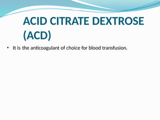 Anticoagulants-in-Hematology and correct technique to performcrossmatch ...