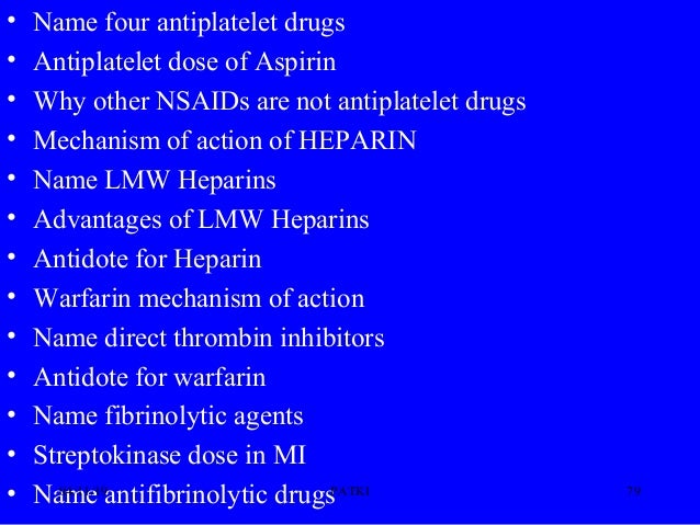 Anticoagulants Final