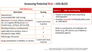 Calculating Bleed Risk Pharmacology of Anticoagulants 2021 .pptx