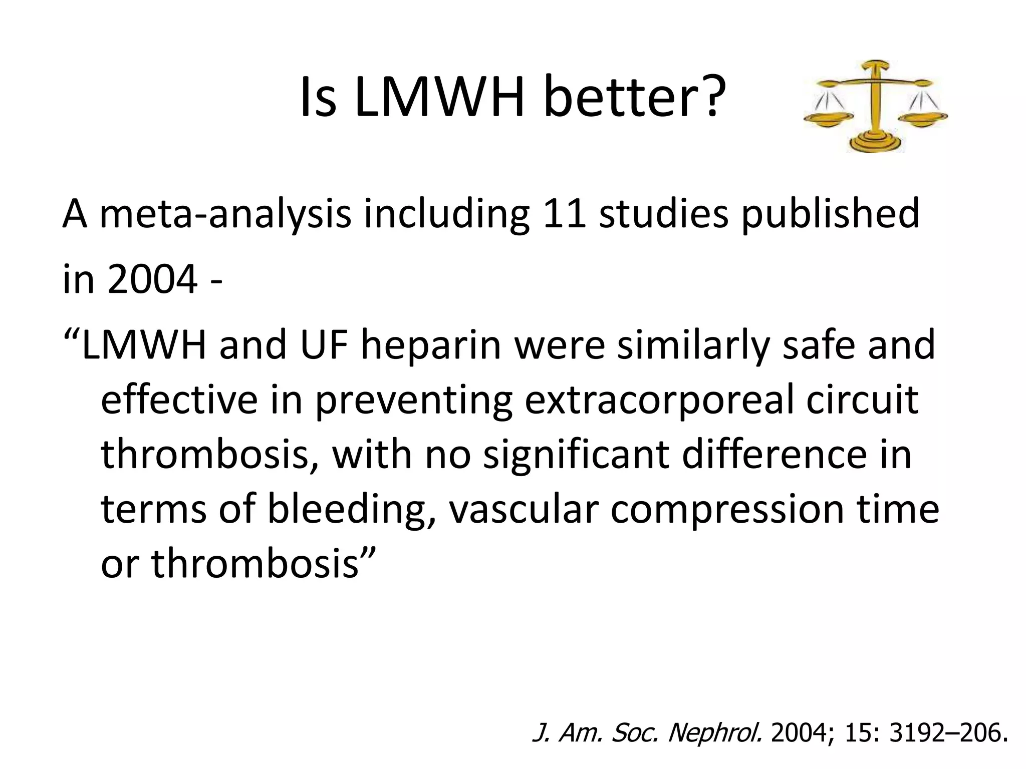 Anticoagulation in hemodialysis | PPTX
