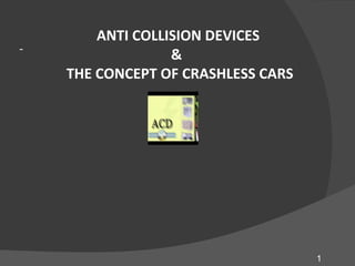 Anti collision device ppt deals