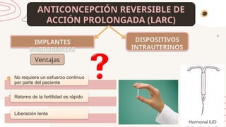 anticonceptivos hormonales orales e inye | PPTX