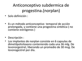 Anticonceptivos | PPT