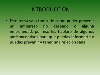 Anticonceptivos eli | PPT