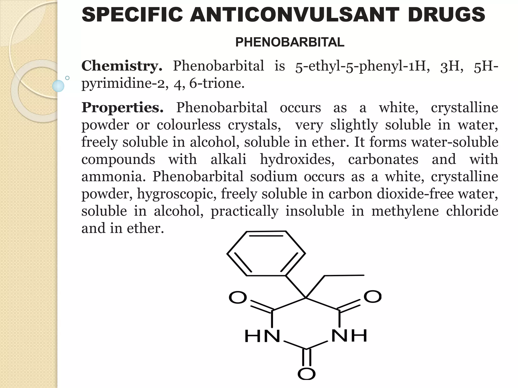 Anticonvulsant notes | PDF