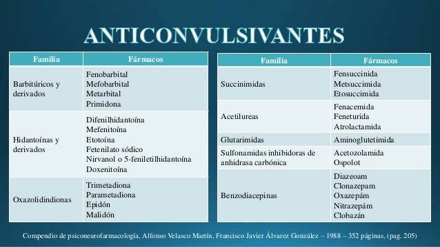 Anticonvulsivantes Anticonvulsivantes