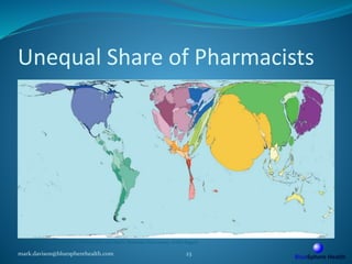 Unequal Share of Pharmacists
mark.davison@bluespherehealth.com 23
© SASI Group (University of Sheffield) and Mark Newman (University of Michigan)
 