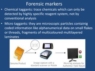 Microtaggants Anti counterfeit packaging | PPTX
