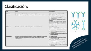 Clasificación:
 