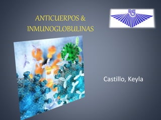 ANTICUERPOS & 
INMUNOGLOBULINAS 
Castillo, Keyla 
 