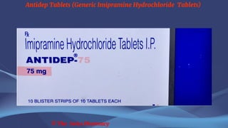 Antidep Tablets (Generic Imipramine Hydrochloride Tablets)
© The Swiss Pharmacy
 