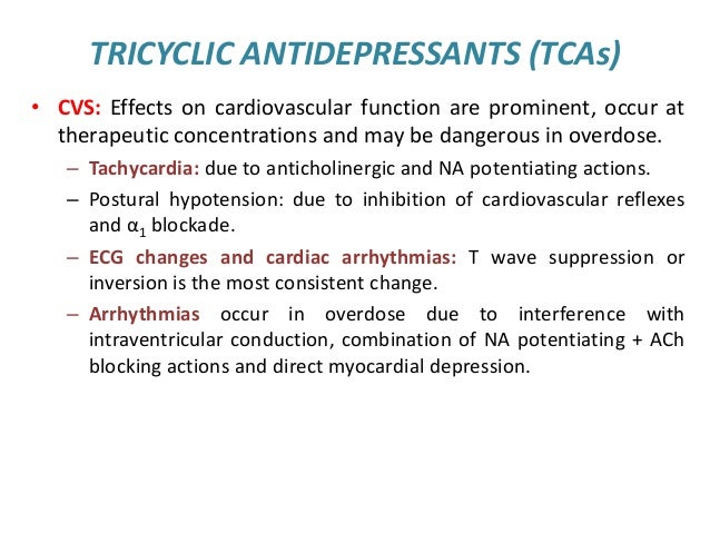Tricyclic Antidepressants Side Effects