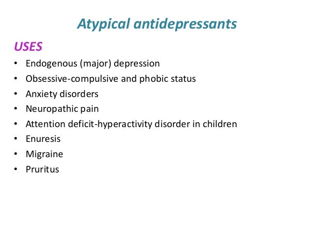 Antidepressants