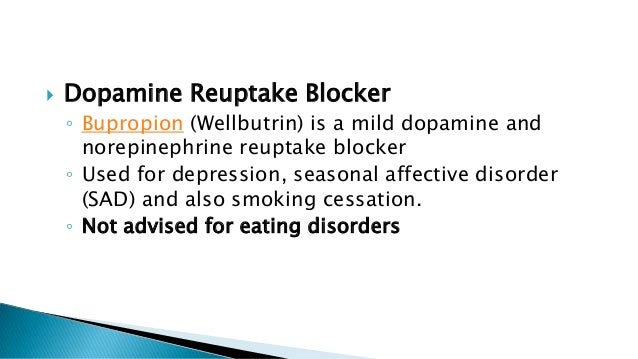 selegiline eating disorders