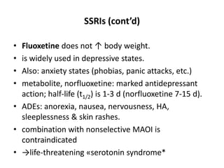 Antidepressants Rash Antidepressants. CNS stimulants.pdf