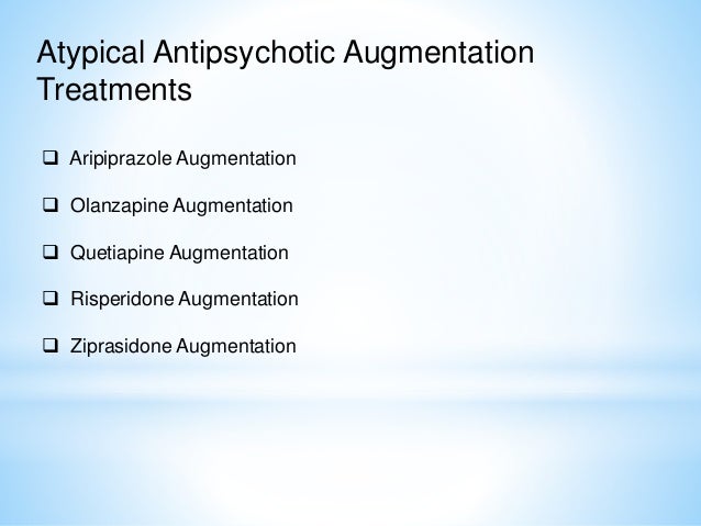 aripiprazole augmentation in major depressive disorder