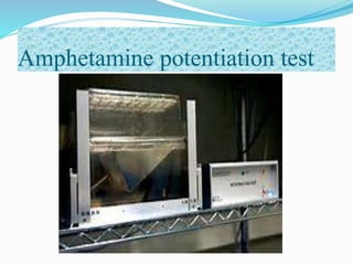 Amphetamine potentiation test
 