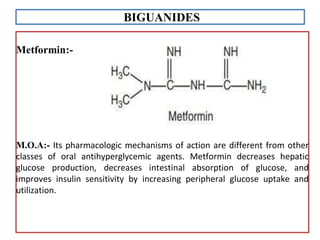 Antidiabetic agents-medicinal chemistry | PPTX