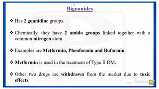 ANTIDIABETIC AGENTS MEDICINAL CHEMISTRY.