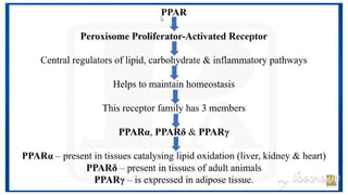ANTIDIABETIC AGENTS MEDICINAL CHEMISTRY.