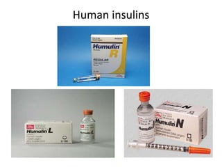 Human insulins
 