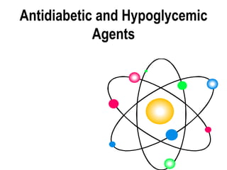 Antidiabetic and Hypoglycemic
Agents
 