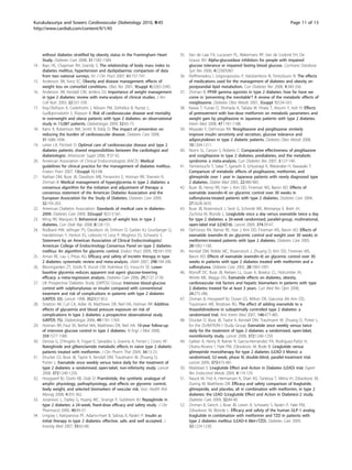 Comprehensive Review of Type 2 Diabetes Therapies and Cardiovascular ...