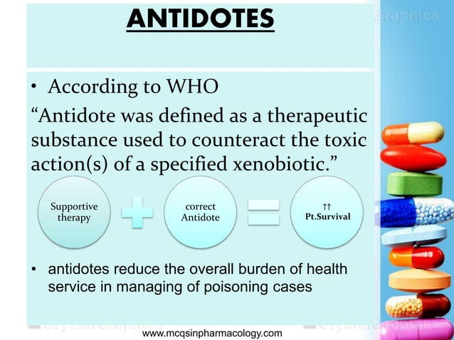 Antidote | PPTX | Substance Abuse | Diseases and Conditions