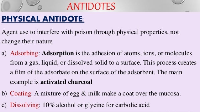 an antidote to an antidote to