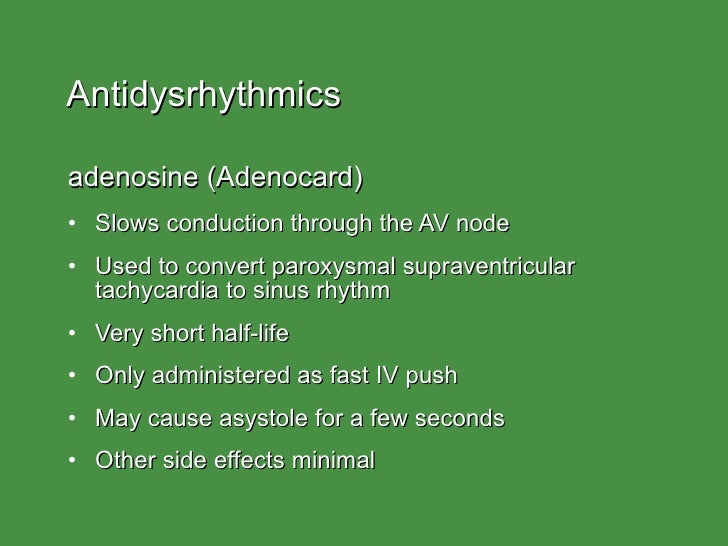 Antidysrhythmics
