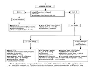 CEREBRAL EDEMA AND ITS MANAGEMENTdema measures | PPTX