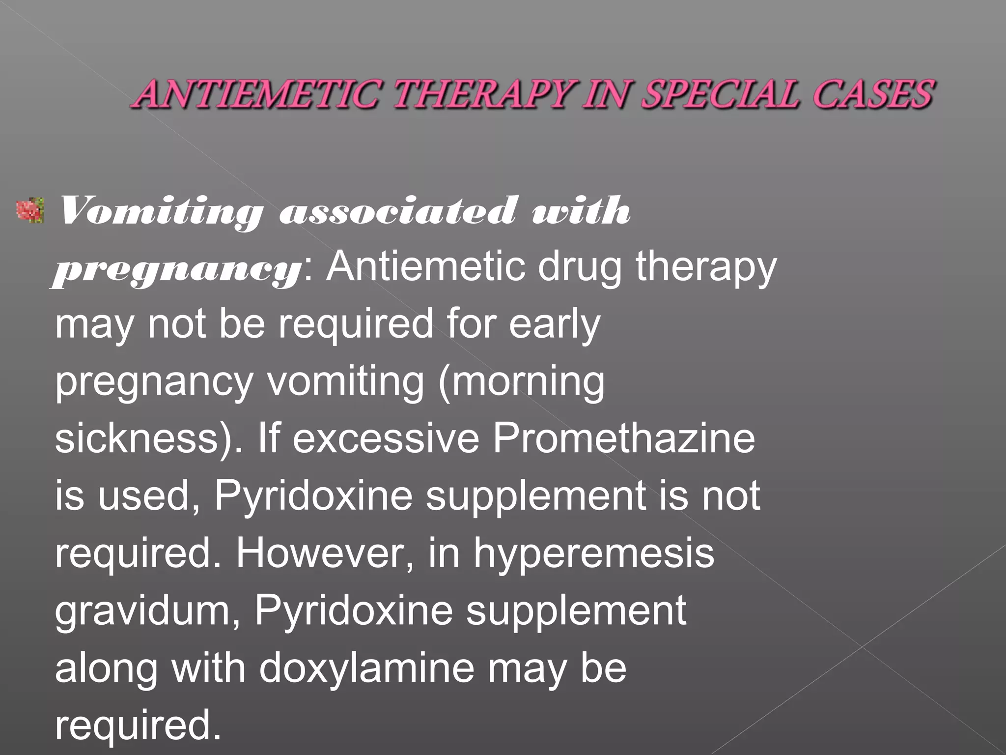 Antiemetics | PPT