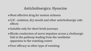 Antiemetics