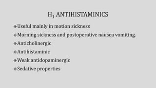 Antiemetics