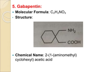 gabapentin formula name