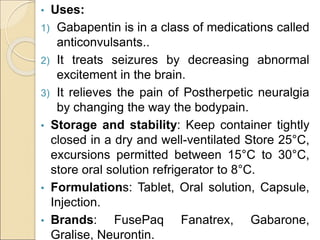 gabapentin off brand uses