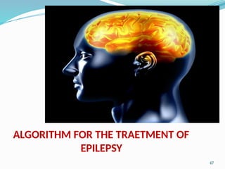 47
ALGORITHM FOR THE TRAETMENT OF
EPILEPSY
 