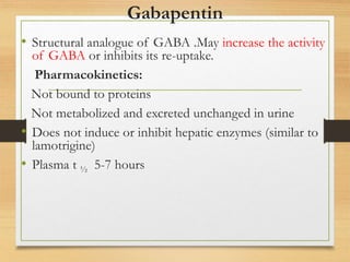 ANTIEPILEPTIC DRUGS . mechanism of action of convulsion | PPT