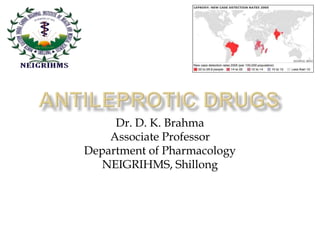 Dr. D. K. Brahma
Associate Professor
Department of Pharmacology
NEIGRIHMS, Shillong
 