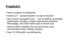 Lyrica Rash Anti epileptic drugs 2025.pptxjjnvgghbbvguiu | PPTX